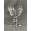 Image 2 : Lot of 6 Crystal Wine Glasses