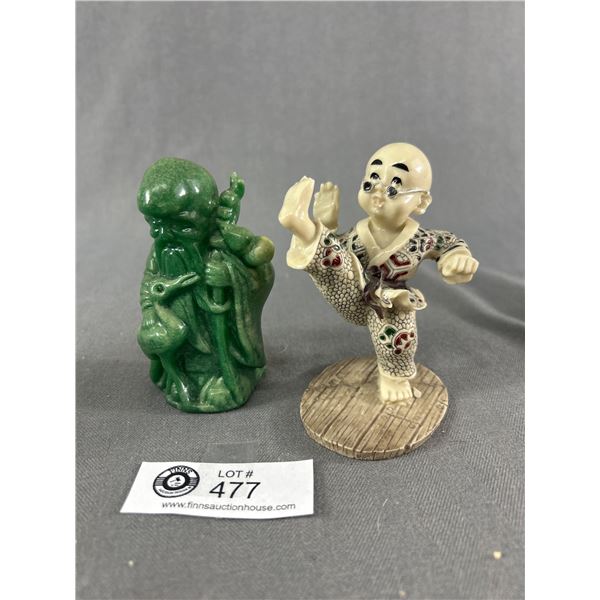 Pair of Vintage Chinese Figurines, As Found