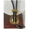 Image 2 : Vintage Horseshoe w/ Black Cord Bolo Tie