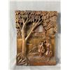 Image 2 : 2 12" x 21" Nicely Carved Wooden Wall Plaques
