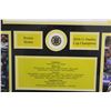 Image 5 : * Boston Bruins 2010-2011 Stanley Cup Champions Frame - 30.5 x 24.5