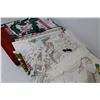 Image 5 : Plastic Table Cloth - Fabric Table Cloth - Doily - Lace Snowman Wall Hanger - Hot Dish Holder - fabr