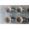 Image 3 : (8) Empress Ironstone Ware Moderne-Blue Coffee Cups