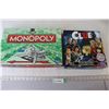 Image 1 : (2) Board Games (Monopoly, Clue)