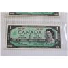 Image 3 : (2) Canadian 1967 $1 Bills