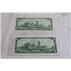 Image 4 : (2) Canadian 1967 $1 Bills
