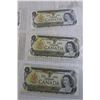 Image 3 : (6) Canadian 1973 $1 Bills