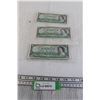 Image 1 : (3) Canadian 1954 $1 Bills