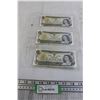 Image 1 : (3) Canadian 1973 $1 Bills
