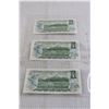 Image 4 : (3) Canadian 1973 $1 Bills