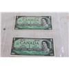 Image 2 : (3) Canadian 1967 $1 Bills