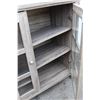 Image 3 : **Decorative Grey Wooden Display Cabinet - 15" x 36" x 33" High