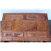 Image 7 : **Wooden Carved 2-Drawer Coffee Table - 21" x 35" x 17" High