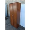 Image 2 : **Wooden Armoire - 16" x 29" x 72" High, Bowed Shelves