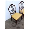 Image 2 : **(2x Bid Price) Pair of Decorative Wooden Dining Room Chairs