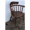 Image 2 : **Antique Wooden Captain's Chair - Some Wear
