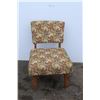 Image 1 : **Vintage Upholstered Wooden Rocking Chair