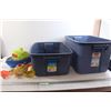 Image 1 : (4) Beach Toys, (2) Totes - No Lids