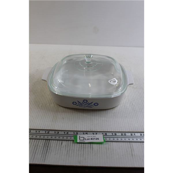 Corningware Casserole Dish - Chipped