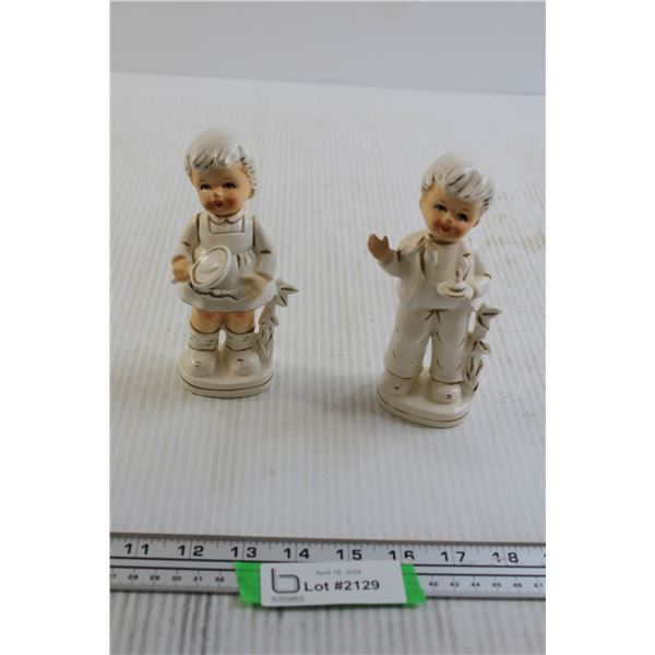(2) Children Figurines