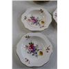 Image 5 : (4) Royal Crown Derby Dishes - Some Paint Bleed, (2) Hand Painted Teacups - Made in Occupied Japan, 