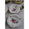 Image 6 : (4) Royal Crown Derby Dishes - Some Paint Bleed, (2) Hand Painted Teacups - Made in Occupied Japan, 