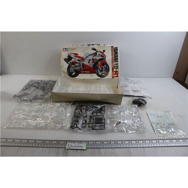 Tamiya Yamaha YZF-R1 Motorcycle Model Kit - 1/12, Parts are Sealed