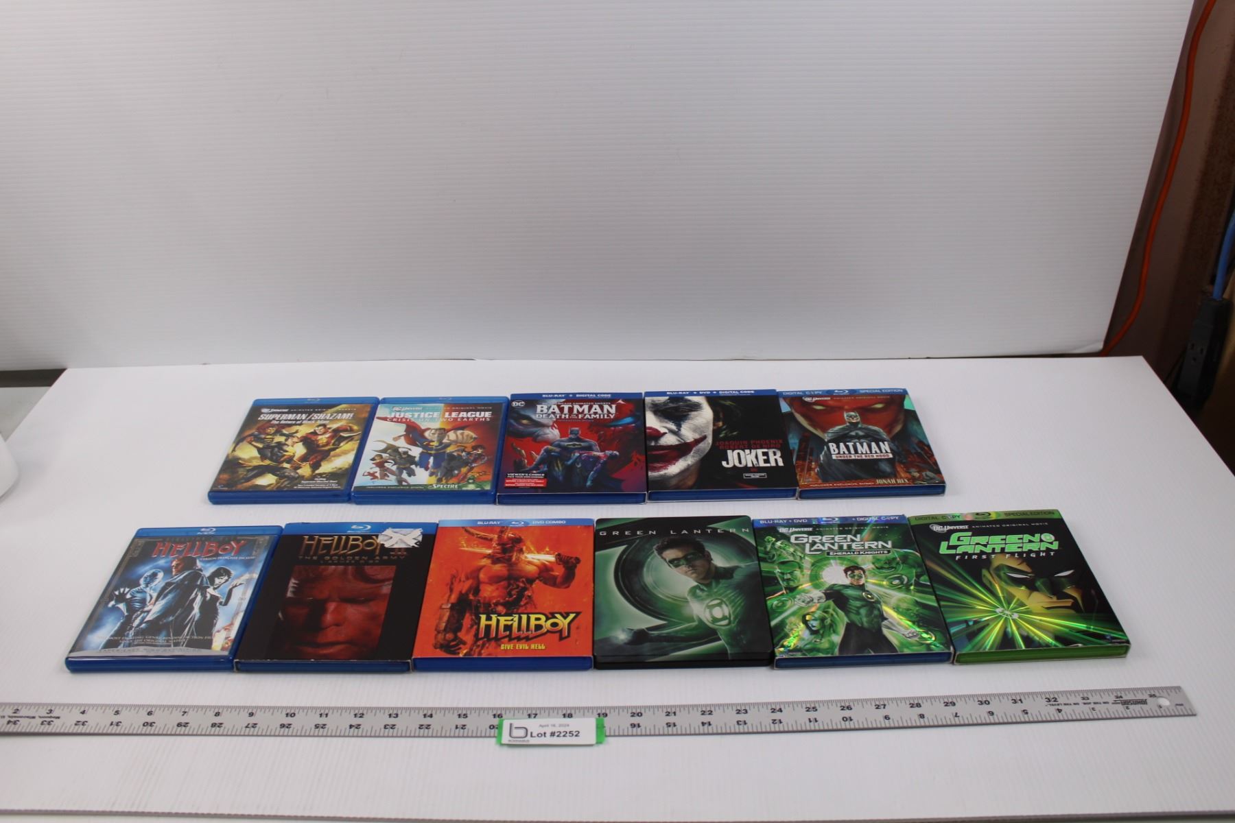Blue Ray Collection (11) DC Blue-Ray Collection - Heros/Villains Including Superman, Batman ...