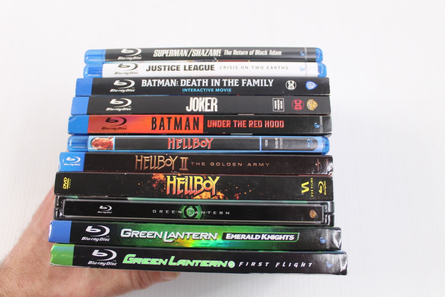 Blue Ray Collection (11) DC Blue-Ray Collection - Heros/Villains Including Superman, Batman ...
