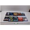 (10) Movies 6) Blue-Ray, 4)DVDs - 