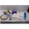 Image 1 : Craft/Quilting Lot - Tracing Paper Pad, Transfer Paper, Cross Section Paper, Card Stock Paper, Quilt