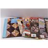 Image 2 : (25+) Sewing/Quilting Magazines & (1) Quilting Book "Romantic Patchwork & Quilting"