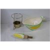 Image 4 : Butter Warmer - Dish on Stand w/Brush (NIB)