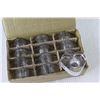 Image 2 : (12) Glass Heart Shaped Candle Holders