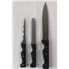 Image 2 : (3) FarberWare Serrated Kitchen Knives