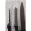 Image 3 : (3) FarberWare Serrated Kitchen Knives