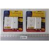 Image 1 : (2) TrueProtection Surge Protector Wall Plates