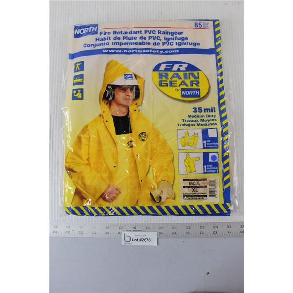 XL Fire Retardant PVC Raingear