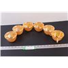Image 1 : (6) Fire King Peach Lustre Coffee Cups