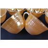 Image 3 : (6) Fire King Peach Lustre Coffee Cups