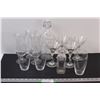 Image 1 : (12) Lot of Glassware: Cocktails Glasses; Wine Glasses; Tumblers; Water Bottle