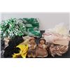 Image 2 : Lot of (8) Head Bands; Rider Scarf / Head Handkerchief and PomPom: and Figurine