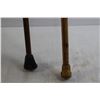 Image 5 : (2) Canes - (1) is Adjustable, Wood Cane Measures 34 1/2"