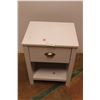 Image 1 : *White Wooden Nightstand - 16" x 19" x 24" High