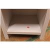 Image 3 : *White Wooden Nightstand - 16" x 19" x 24" High