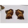 Image 5 : Vintage Plaster Owl Wall Hangings (2 pr) - Dirty Few Chips