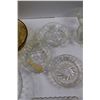 Image 3 : Glassware - Bowls, Butter Dishes, Pickle Platters, Candy Dish, Plastic Butter Dish w/Lid, 1 Cup Pyre
