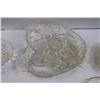 Image 5 : Glassware - Bowls, Butter Dishes, Pickle Platters, Candy Dish, Plastic Butter Dish w/Lid, 1 Cup Pyre