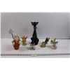 Image 1 : Home Decor - Cat Pieces, Bunny In A Flower Pot & Yellowstone Park Fish Salt/Pepper Shakers