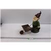 Image 1 : Garden Gnome w/ Wheel Barrow